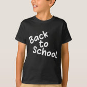 T-shirt Back to school (Devant)
