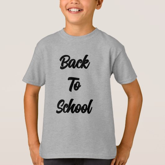 T-shirt Back to school (Devant)