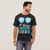 T-shirt Back to School 1st Grade Dude (Devant entier)