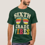 T-shirt Back To School 6th Grade Vibes Shirt, First Day Te<br><div class="desc">Back To School 6th Grade Vibes Shirt, First Day Teacher kids Premium T-Shirt .</div>