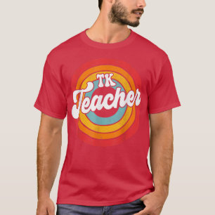 T-shirt Back to School 80s Teacher squad, Retro Vintage TK