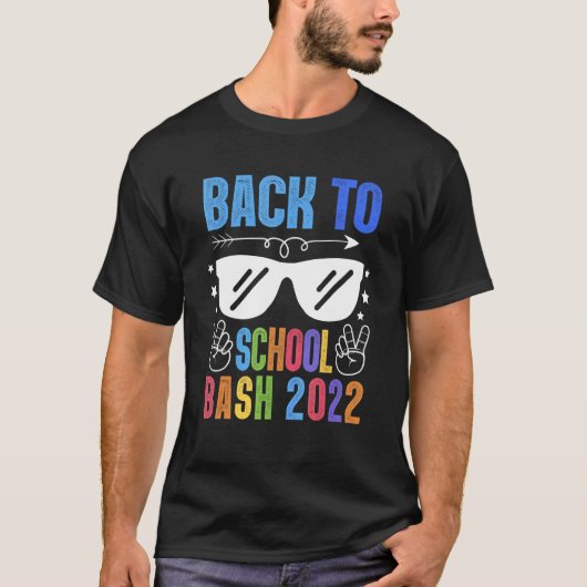 T-shirt Back To School Bash 2022 Teacher & Student (Devant)
