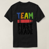 T-shirt Back To School Clothes - Grade One - Team First Gr (Design devant)