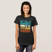 T-shirt Back To School First Day ESL Teacher ESOL Student  (Devant entier)