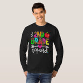 T-shirt Back To School First Day Of 2nd Grade Squad Teache (Devant entier)