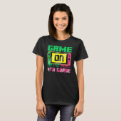 T-shirt Back To School Game On 4th Grade Video Gamer Fourt (Devant entier)