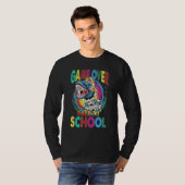 T-shirt Back To School  Game Over Teacher Student Controll (Devant entier)