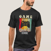 T-shirt Back to School Game Over Teacher Student Controlle (Devant)