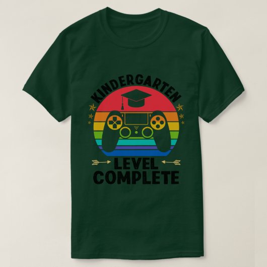 T-shirt Back to school-kindergarten level complete (Design devant)