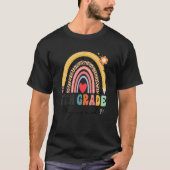 T-shirt Back To School Rainbow 6th Sixth Grade Squad Teach (Devant)