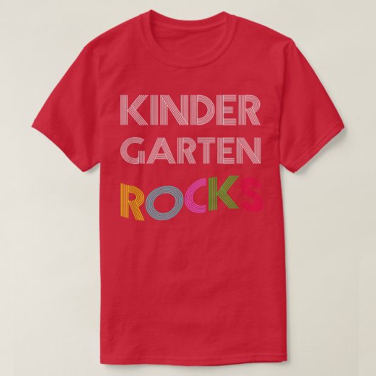 T-shirt Back To School T Shirts For Kindergarten Students (Design devant)