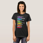 T-shirt Back To School Teacher We Are Like A Box Of Crayon (Devant entier)