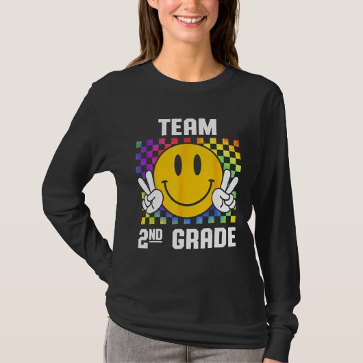 T-shirt Back To School Team 2nd Garde Smile Back To School (Devant)