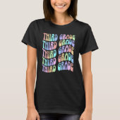 T-shirt Back To School Third Grade Vibes First Day Teacher (Devant)