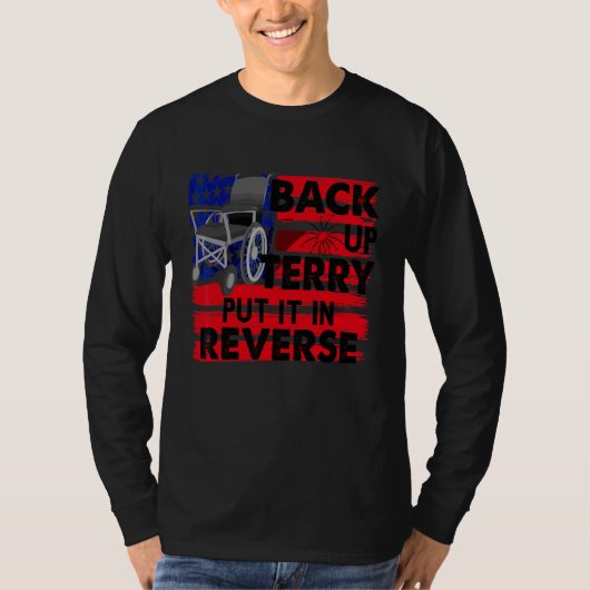 T-shirt Back Up Terry L'A Mis En Reverse 4 juillet Amériqu (Devant)
