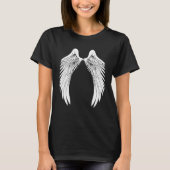 T-shirt Back White Angel Wings (Devant)
