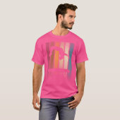 T-shirt Backflip Trampoline Jumping Jumper Tumbling Retro (Devant entier)