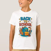 T-shirt "Backpack & Bright Ideas: School Ready in Style!" (Devant)