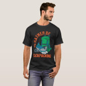 T-shirt Backpacker Digital Nomade Work And Travel World Tr (Devant entier)