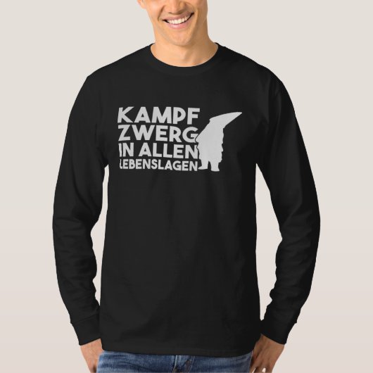 T-shirt Backprint battle dwarf in all walks of life dwarf  (Devant)