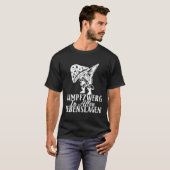 T-shirt Backprint battle dwarf in all walks of life dwarf  (Devant entier)