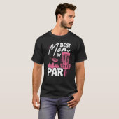 T-shirt Backprint Best Mom By Par Par Ultimate Frisbee (Devant entier)
