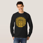 T-shirt Backprint Buddha Head Spiritual Chi (Devant entier)