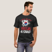 T-shirt Backprint J'Aime Mon Mari Coréen Chaud (Devant entier)