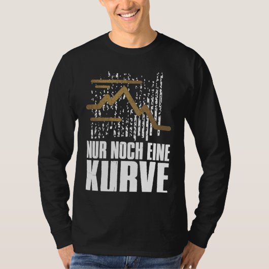 T-shirt Backprint Just one more curve Hiking and outdoors  (Devant)