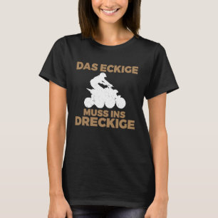 T-shirt Backprint Le moût angulaire dans le quad sport sal