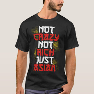 T-shirt Backprint Pas Fou Pas Riche Pas Fou Seulement Asia