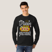 T-shirt Backprint Queen Of The Machine Slot Machine (Devant entier)