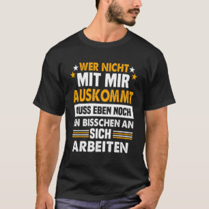 T-shirt Backprint Si vous ne vous entendez pas avec moi, v
