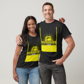 T-shirt Backprint Sunshine And Bocce Ball (Unisexe)