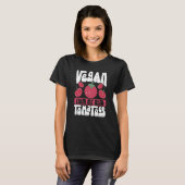 T-shirt Backprint Vegan From My Head Tomatoes Veganism (Devant entier)