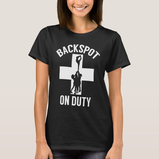 T-shirt Backspot On Duty Coach et Cheerlead (Devant)