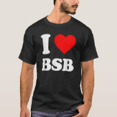 T-shirt Backstreet Boys I Heart BSB (Devant)