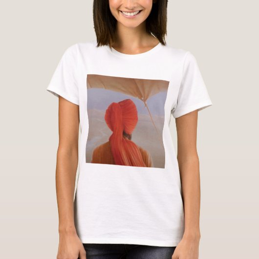 T-shirt Backview turbané avec tenting (Devant)