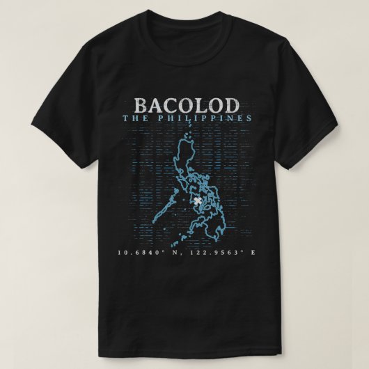 T-shirt Bacolod aux Philippines (Design devant)