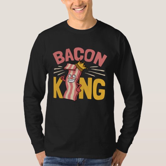 T-shirt Bacon  Enthusiast Love Bacon Food Men Boys (Devant)