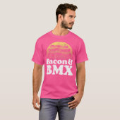 T-shirt Bacon Et Bmx (Devant entier)