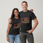 T-shirt Bacon Indicateur Cochon Vintage (Unisexe)