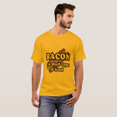 T-shirt Bacon le ruban adhésif de la nourriture (Devant entier)
