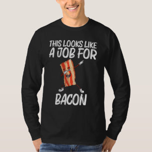 T-shirt Bacon Pour Hommes Femmes Bacon Bandes Foin _5