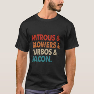 T-shirt Bacon Turbos de souffleurs nitreux
