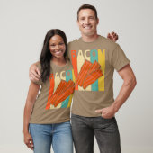 T-shirt Bacon vintage (Unisexe)