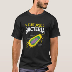 T-shirt Bactéries cultivées Microorganismes amusants Micro