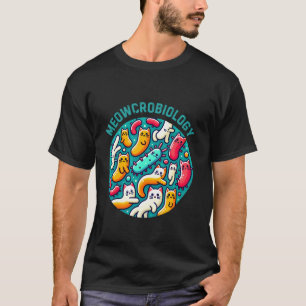 T-shirt Bactéries de chats amusantes Méowcrobiologie Micro