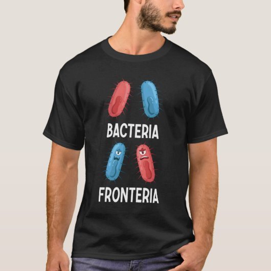 T-shirt Bactéries Fronteria Bactériologie (Devant)