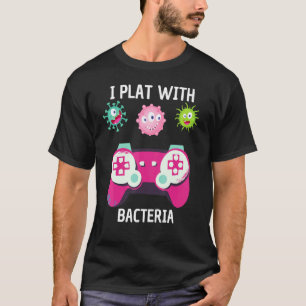 T-shirt Bactéries Jeu vidéo Gamme Microbiologie Bactéries